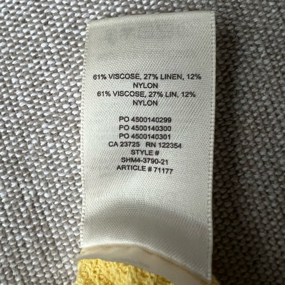 Wilfred Cropped Linen Blend Cardigan - Picture 7 of 8